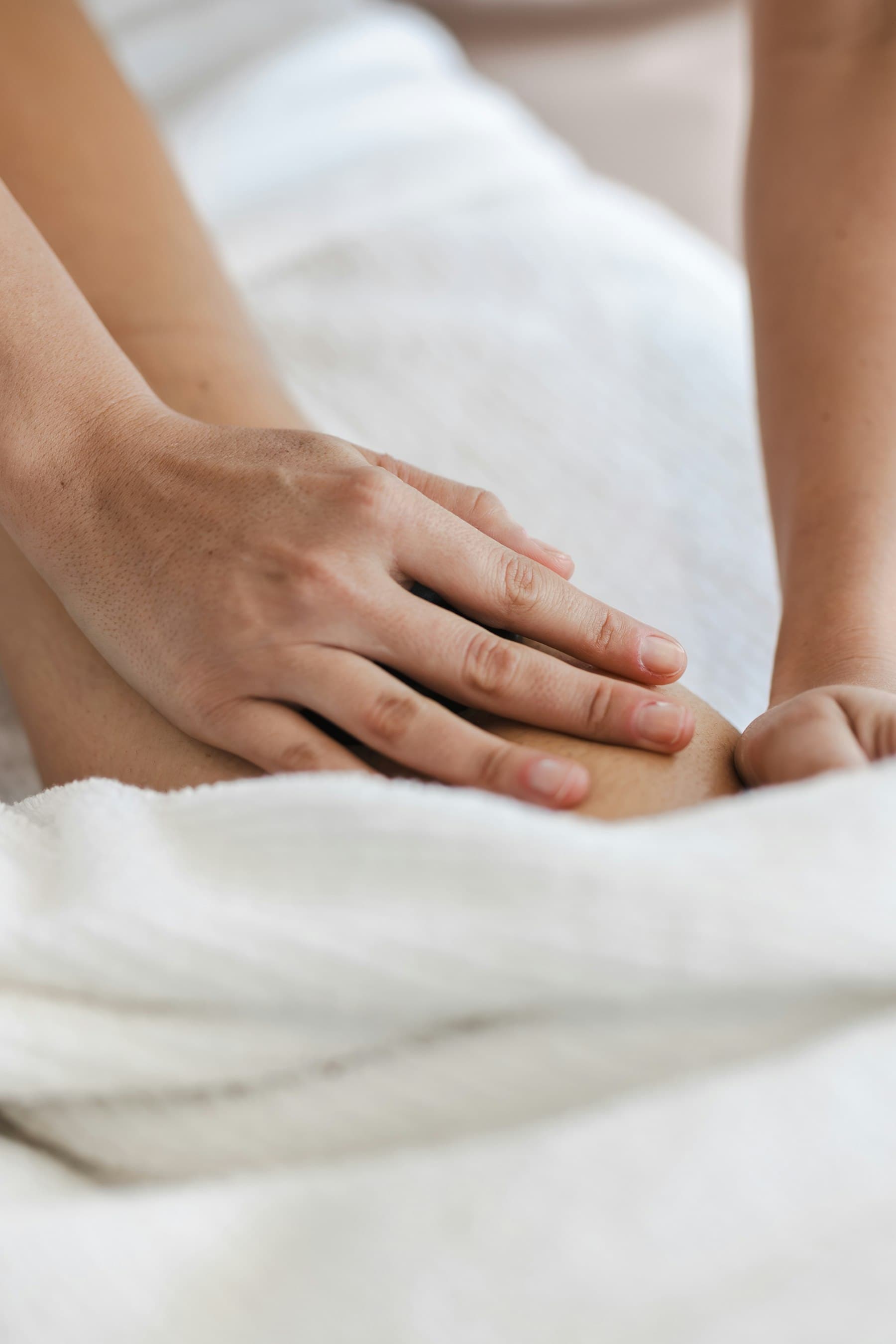 Unhurried hands-on care during a luxury pedicure